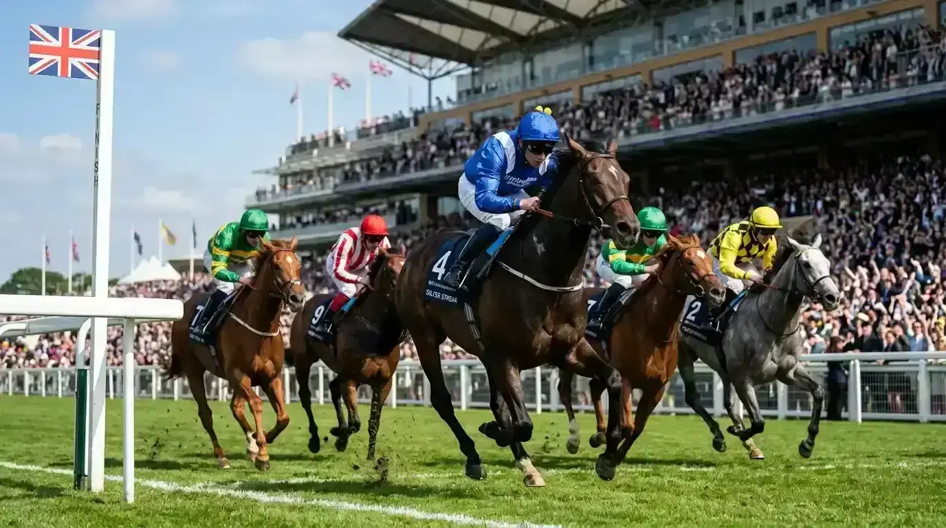 Superfecta betting slip showing first four finishing positions