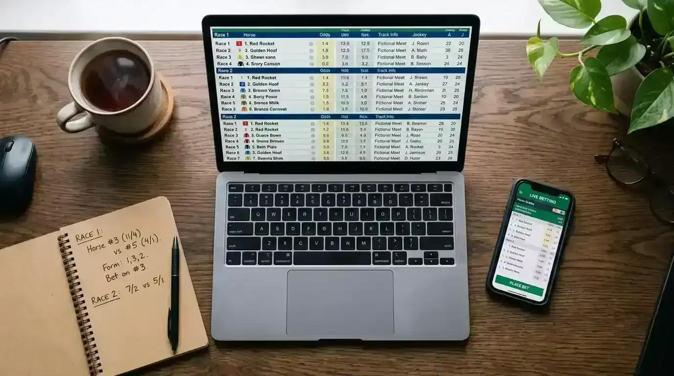 Comparison of UK horse racing betting site features and odds quality